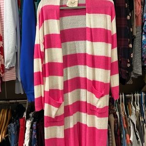 BOUTIQUE LONG SPRING SUMMER CARDIGAN DUSTER